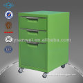 Fashionable lockable mobile pedestal file cabinet